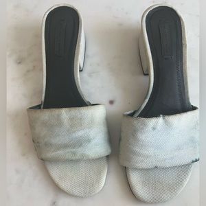 Alexander Wang Denim Sandals